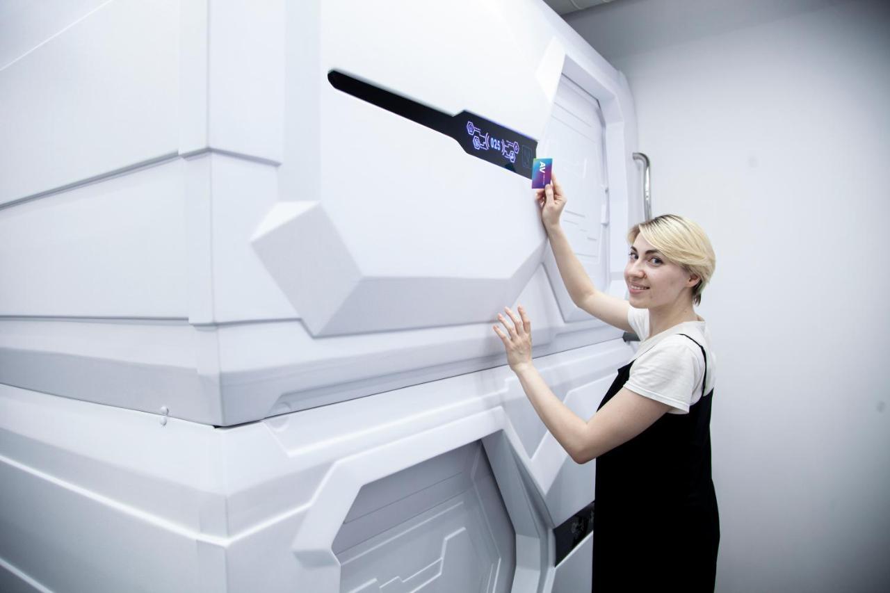Av-1 Capsule Hotel เคียฟ ภายนอก รูปภาพ