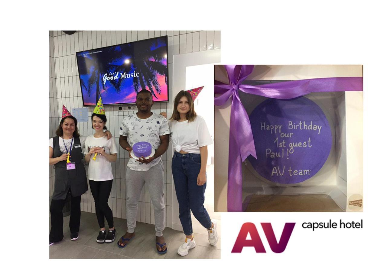 Av-1 Capsule Hotel เคียฟ ภายนอก รูปภาพ